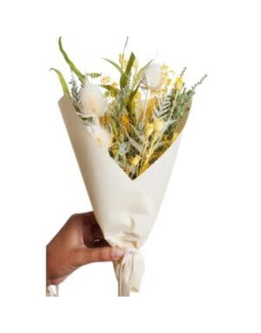 Idlewild Floral Co. Citrine Dried Flower Mini Bouquet, 12 in.