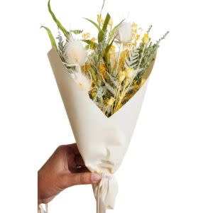 Idlewild Floral Co. Citrine Dried Flower Mini Bouquet, 12 in.