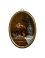 Madison Bay Co. Fruit and Squirrel in Antiqued Brass Frame, 6.25 X 4.5