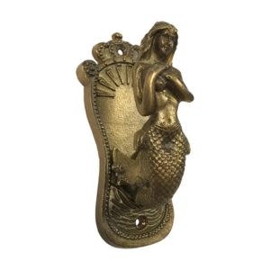 Madison Bay Co. Vintage Mermaid Coat Hanger, Antiqued Brass, 5 in.