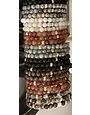 Morgan & Me Designs Morgan & Me 6mm Gemstone Bracelet with 14k Gold Bead Asst