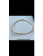 Morgan & Me Designs Morgan & Me 3mm 14k Gold Filled Bracelet with Gold Curve Bar
