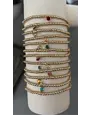 Morgan & Me Designs Morgan & Me 3mm 14k Gold Filled Bracelet with Birthstone Charm