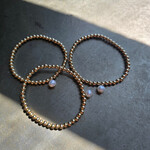 Morgan & Me Designs Morgan & Me 4mm 14k Gold Filled Bracelet with Pearl