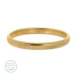 Splendid Iris Narrow Flex Bangle, Water Resistant, Gold