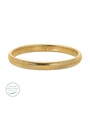 Splendid Iris Narrow Flex Bangle, Water Resistant, Gold