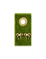Splendid Iris Petite Bow Earrings, Gold