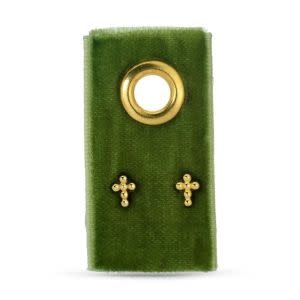 Splendid Iris Petite Dot Cross Studs, Gold