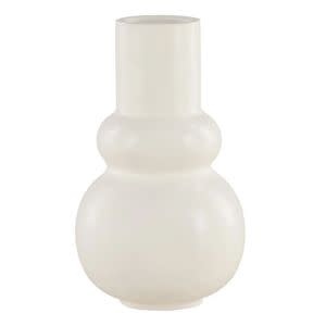 Wilder Terracotta Vase, White, 10 X 15 in.