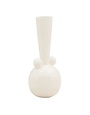Xara Terracotta Vase, White, 8.5 X 21 in.