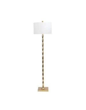 NuLoom Andria Iron Floor Lamp, Brass, 65 in., Lamp Available for Local Delivery or Pick Up