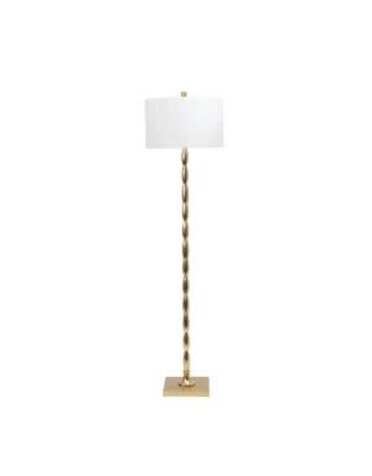 NuLoom Andria Iron Floor Lamp, Brass, 65 in., Lamp Available for Local Delivery or Pick Up