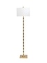 NuLoom Andria Iron Floor Lamp, Brass, 65 in., Lamp Available for Local Delivery or Pick Up