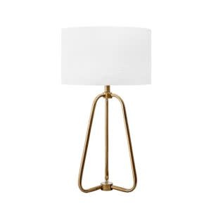 NuLoom Captiva Metal Table Lamp, Brass, 26 in., Lamp Available for Local Delivery or Pick Up