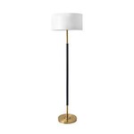 NuLoom Marshall Metal Floor Lamp, Black, 61 in