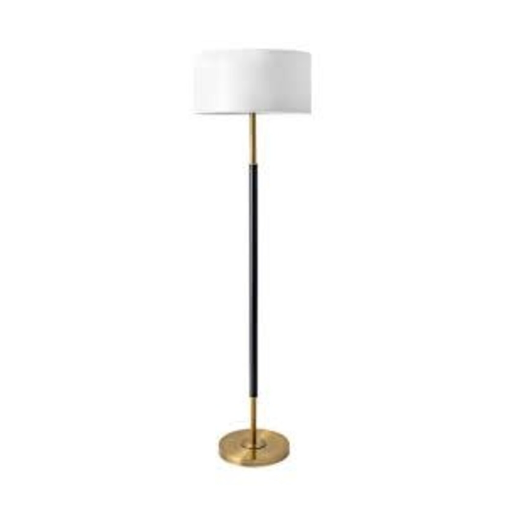 NuLoom Marshall Metal Floor Lamp, Black, 61 in