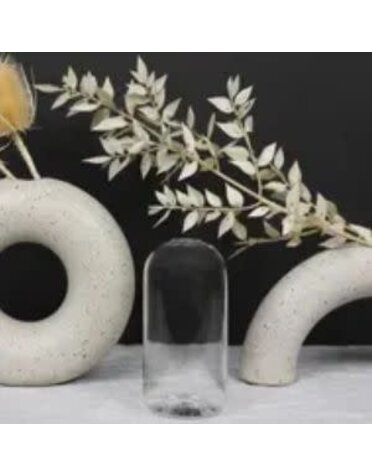 Everlasting Candles Vase, Wylie Clear