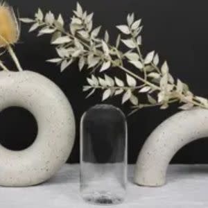 Everlasting Candles Vase, Wylie Clear