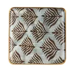 Pluma Enameled Tray Square