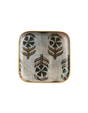 Chameli Enameled Tray Square