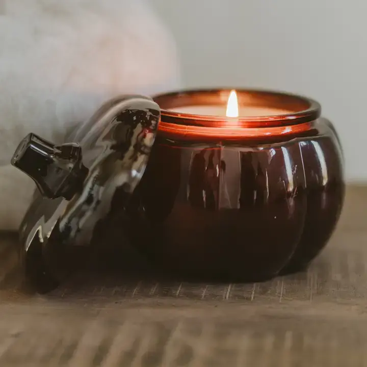 Sweet Water Hello Fall Candle, Pumpkin Jar 20 oz