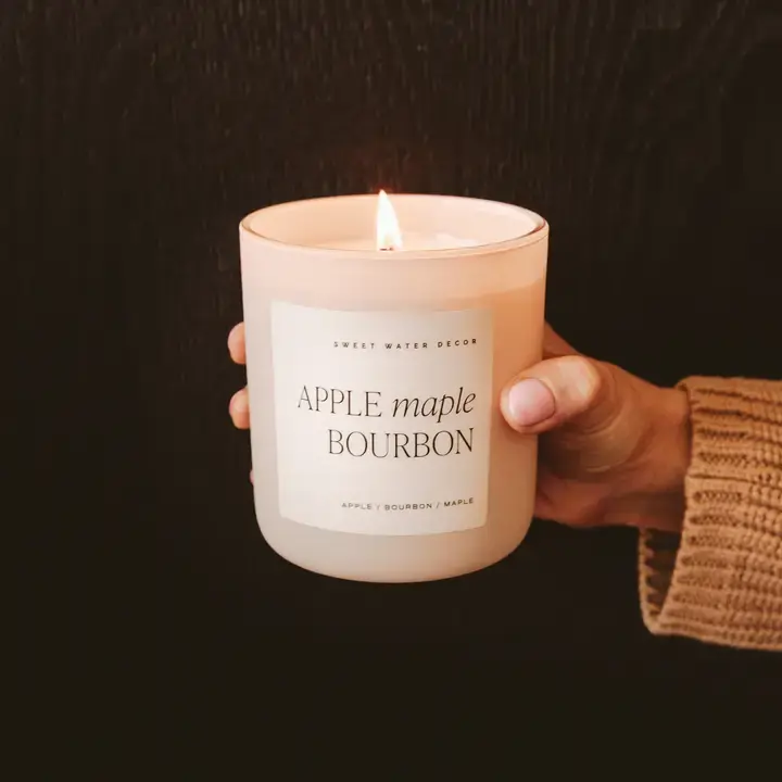 Sweet Water Apple Maple Bourbon Candle, 15oz
