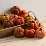 Cozy Knit Pumpkin,  4" Assorted Colors