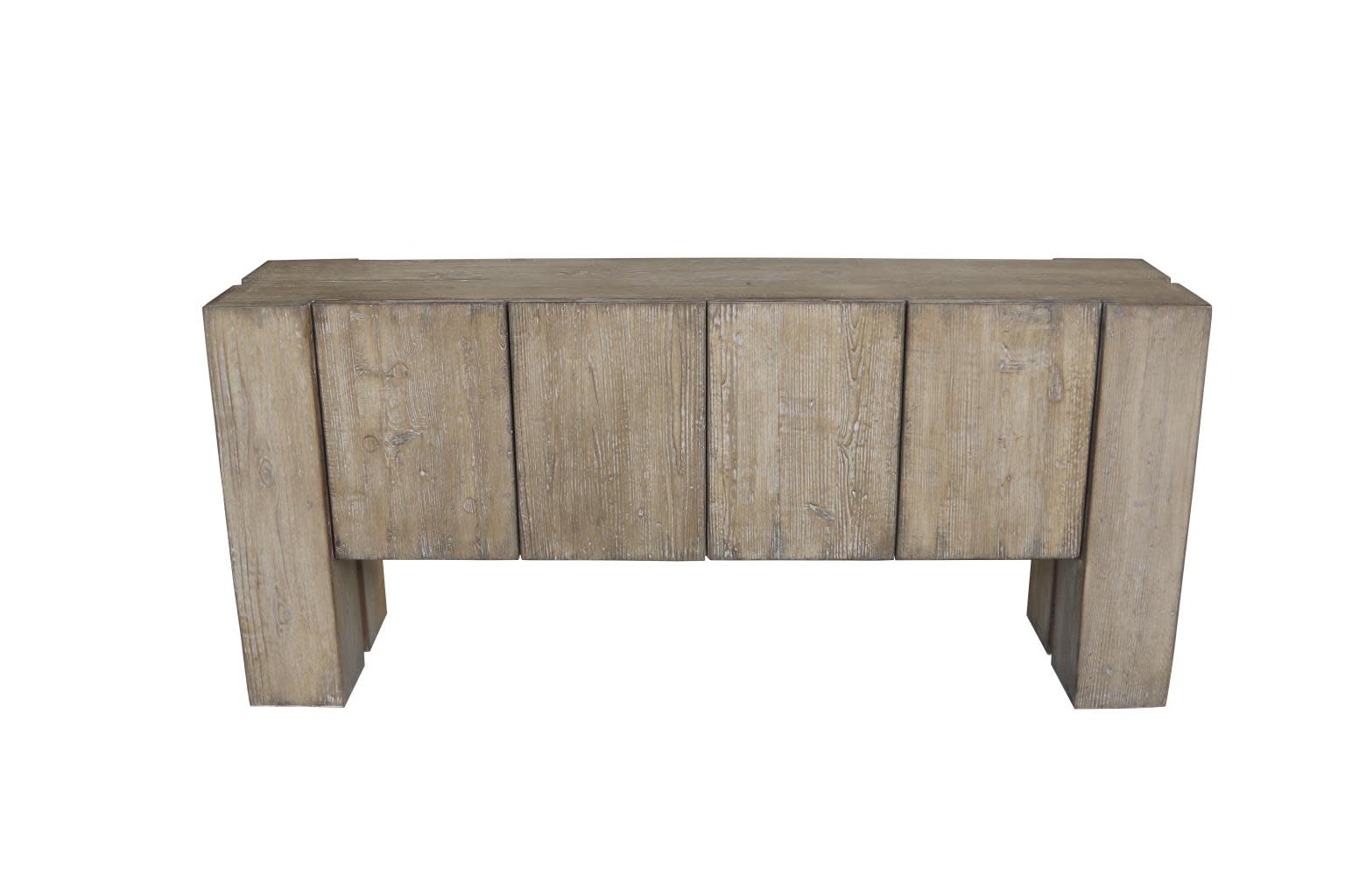 Maxwell Cabinet Old Wood, 74" x 18" x 33"