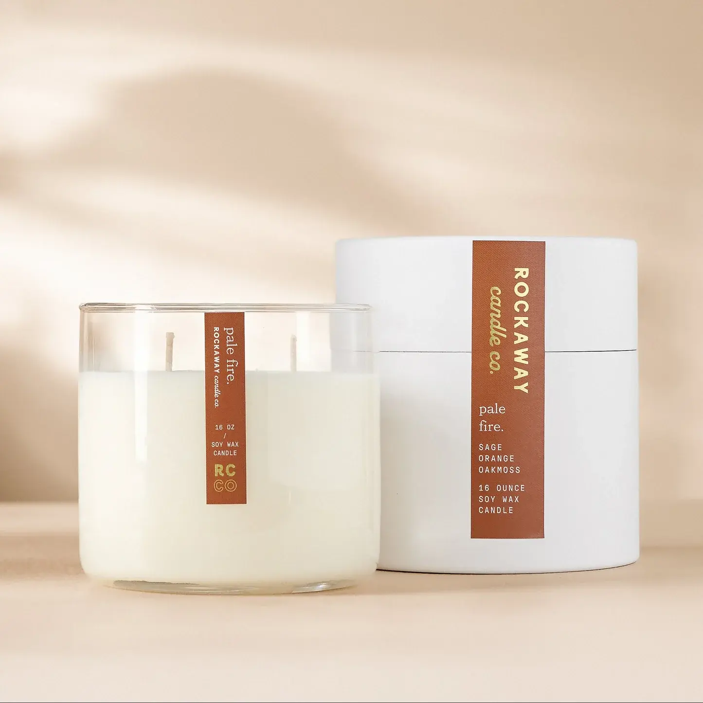 Rockaway Candle Co Rockaway Pale Fire Candle 16 oz