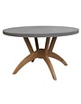 Teak & Composite Round Dining Table, 52 in., Furniture Available for Local Delivery or Pick Up
