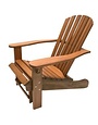 Eucalyptus Adirondack Chair with Built-In Ottoman, Set of Two, Furniture Available for Local Delivery or Pick Up