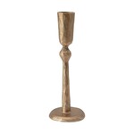 Hand-Forged Metal Taper Holder, Brass, Large, 7 in.