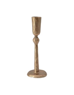 Hand-Forged Metal Taper Holder, Brass, Large, 7 in.