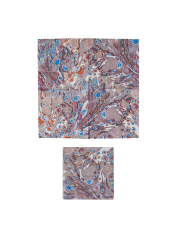 Square Paper Cocktail Marble Design, Pack of 50