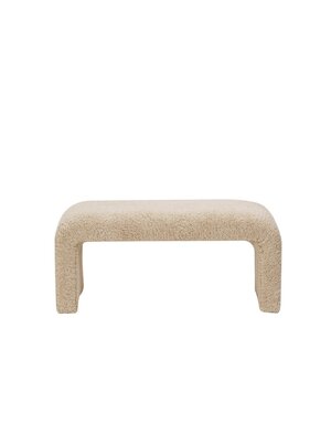 Boucle Waterfall Bench, 40 W x 18 D x 18 H, Available for Local Delivery or Pick Up