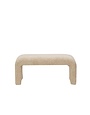 Boucle Waterfall Bench, 40 W x 18 D x 18 H, Available for Local Delivery or Pick Up