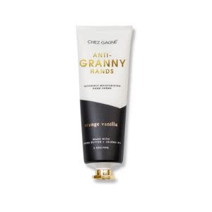 Chez Gagne TESTER Hand Creme, Anti Granny Hands, Orange Vanilla