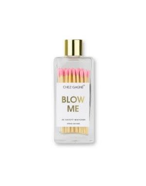 Chez Gagne Matches, Light Pink, Blow Me