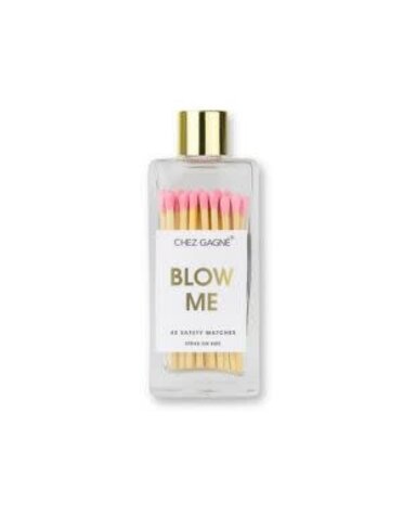 Chez Gagne Matches, Light Pink, Blow Me