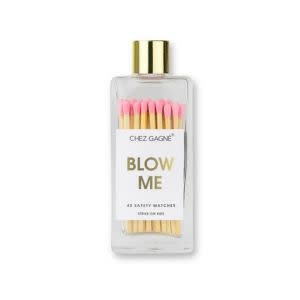 Chez Gagne Matches, Light Pink, Blow Me