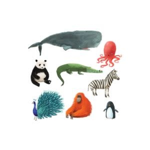 Tattly Wildlife Tattoos, Set of 8