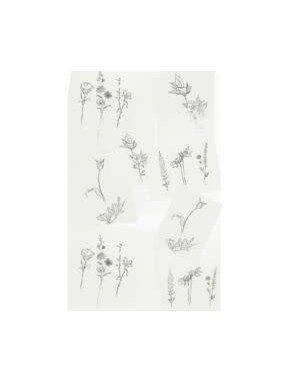 Tattly Fine Florals Tattoos, Set of 8