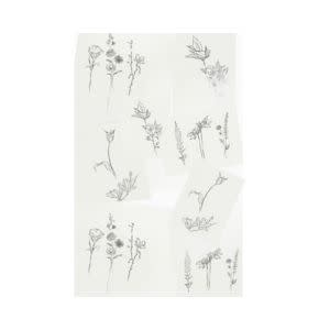 Tattly Fine Florals Tattoos, Set of 8
