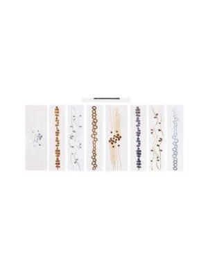 Tattly Brilliant Metallic Bracelet Tattoos, Set of 8