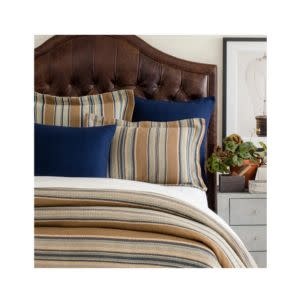 Heron Blanket, Full/Queen, Blue Bedding