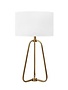 NuLoom Captiva Metal Table Lamp, Brass, 26 in., Lamp Available for Local Delivery or Pick Up