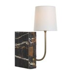 Book Mini Lamp, Michelangelo Marble, 16 in.