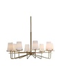 Lassen, 8 Light Chandelier, 20 X 36, Lighting Available for Local Delivery or Pick Up