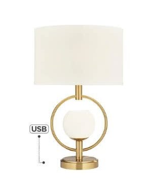Galena Table Lamp, 25.5 X 16
