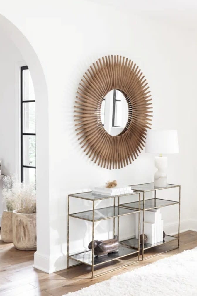 Rolling Pin Mirror, 48" Diameter